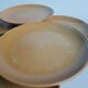 Set de 8 assiettes à dessert en grès CNP Grès village France vintage