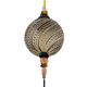 Blown Murano Glass and Brass Pendant Lamp