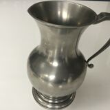 Tin pitcher