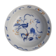 Round dish Blue birds Lunéville