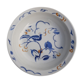 Round dish Blue birds Lunéville