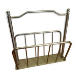 Golden magazine rack