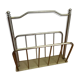 Golden magazine rack