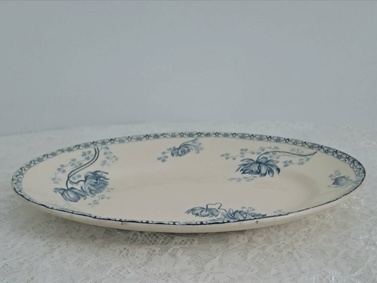 Sarreguemines "Royat" oval dish