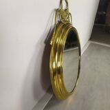 Miroir laiton doré