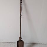 Set of antique fireplace accessories + 2 wrought iron waffle makers