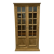 Bibliothèque en chêne - armoire vitrée