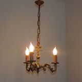 Bronze 3 light chandelier