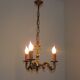 Bronze 3 light chandelier