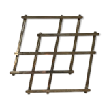 Silvered Metal Art Deco flat underside