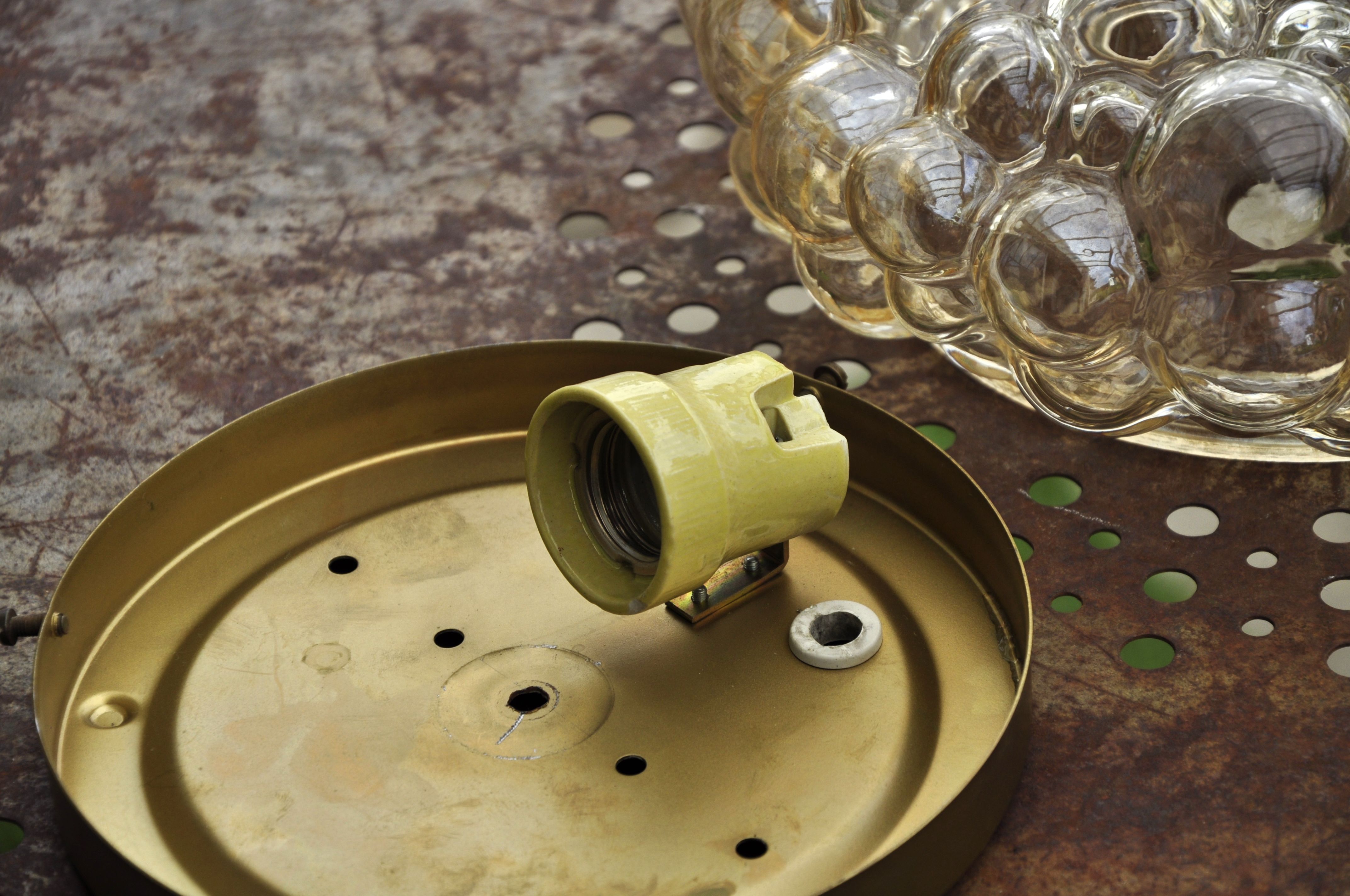 Ceiling light applique round "bubble lamp" by Helena Tynell