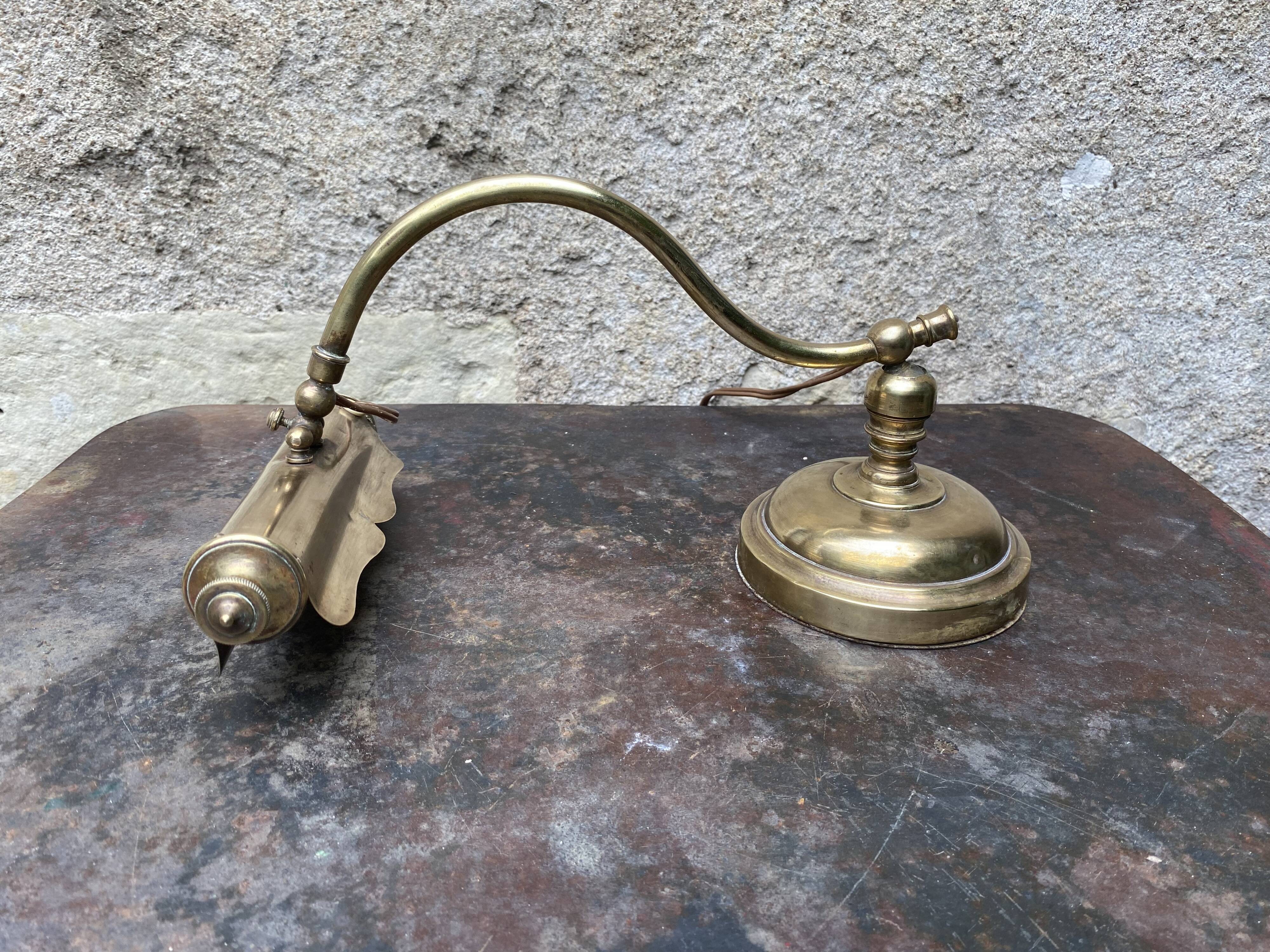 Brass piano lamp