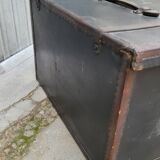 Malle de voyage en cuir époque 1900s