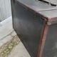 Leather travel trunk from the 1900s