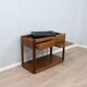 Angelo Mangiarotti for Molteni 4D Series solid wood Bar Cart 1970s