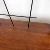 Mid-Century design wooden and metal side table