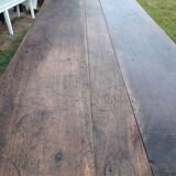 Walnut farmhouse table