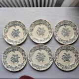 Antique plates in iron earth Lonchamp - Ribbon