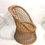 Rattan armchair