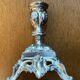 Numbered silver candlestick in Louis XV Rocaille style