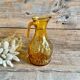 Amber glass pitcher