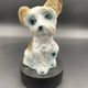 Vintage porcelain dog sculpture IRIS – Romania, 1960s–80s