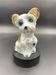 Vintage porcelain dog sculpture IRIS – Romania, 1960s–80s