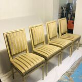 Suite of 4 Louis XVI-style chairs