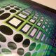 Complete portfolio (8 plates) from 1975 - Universal structures of the checkerboard - Victor Vasarely