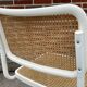 Set of 4 Cesca b32 model chairs in white by Marcel Breuer