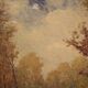 Italian painting landscape signed and dated from the 20th century