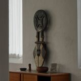 20th century, Bedu Nafana mask, carved wood, tribal art, decorative object