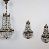 Hot air balloon tassel chandelier