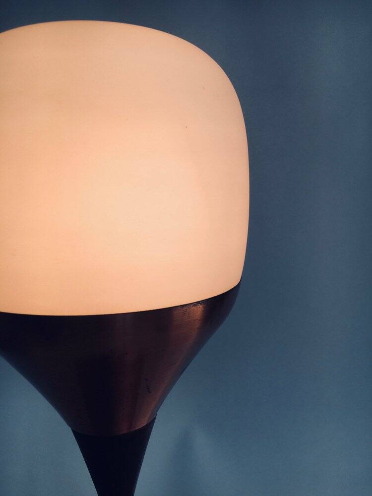 Mid-Century Modern Scandinavian Atomic Low Floor Lamp, Denmark, 1950s