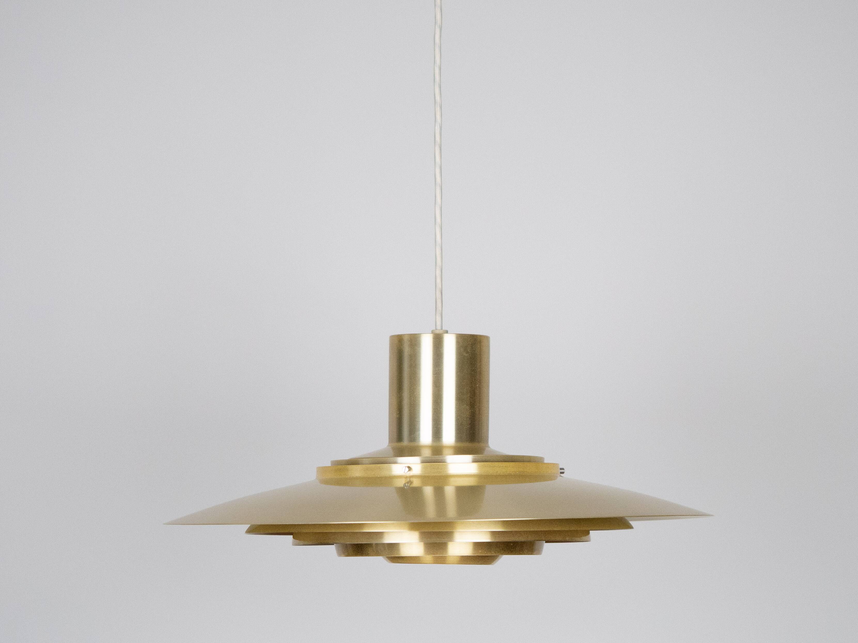 Danish vintage pendant lamp P376 by Fabricius and Kastholm, Nordisk Solar,