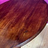 Old oval table with 2 swings