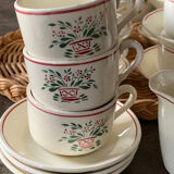 Vintage HB Creil et Montereau coffee service