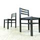 Vintage brutalist dining chairs, set of 10 - 1970s