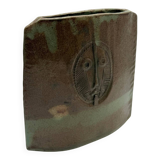 "Totem" vase signed by Anthony Pitot – unique piece, 1980s