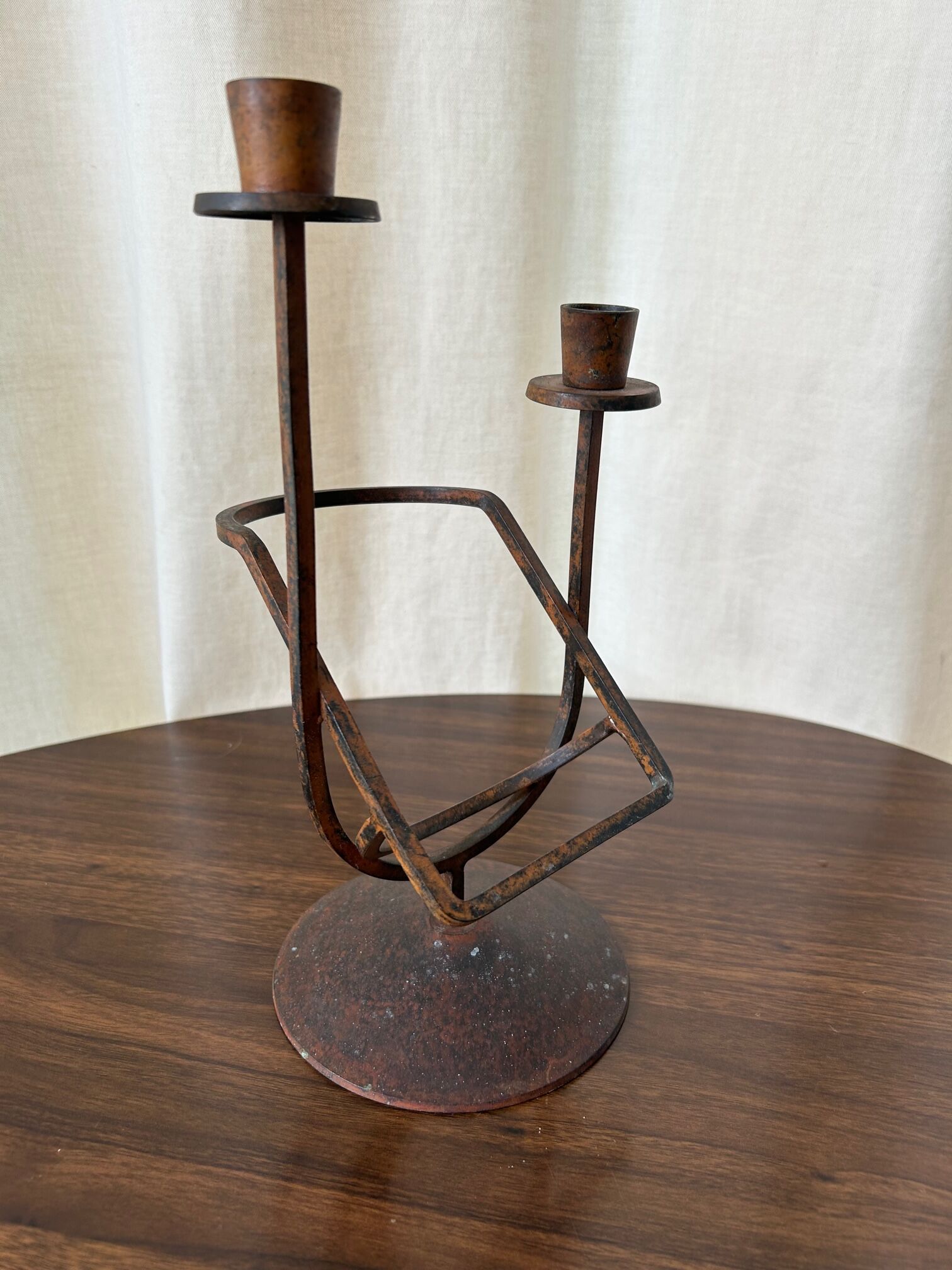 Brutalist candle holder