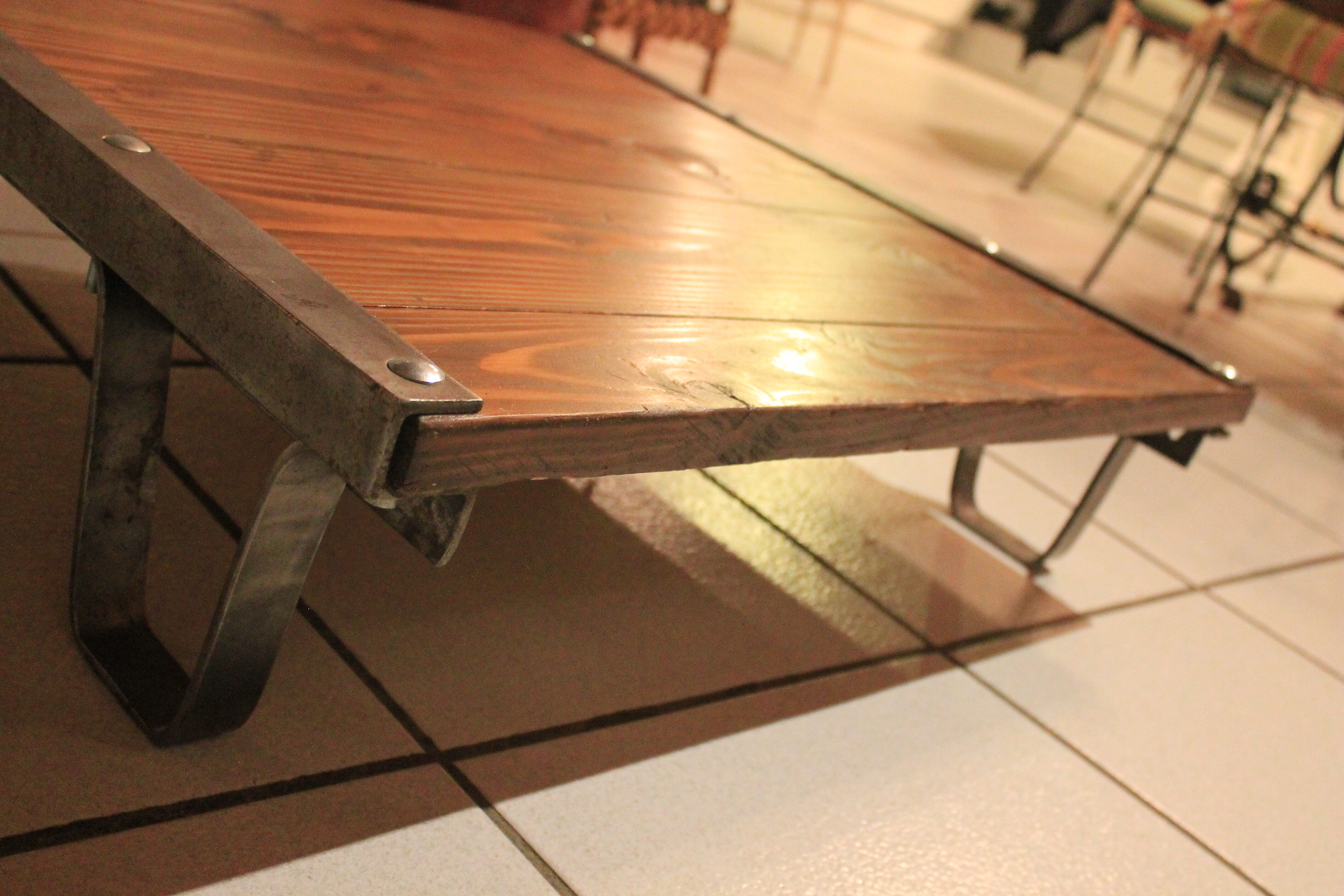 Industrial coffee table, SNCF palette