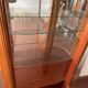Louis XVI style silver showcase In marquetry