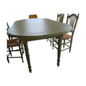table en bois  marque - jardin