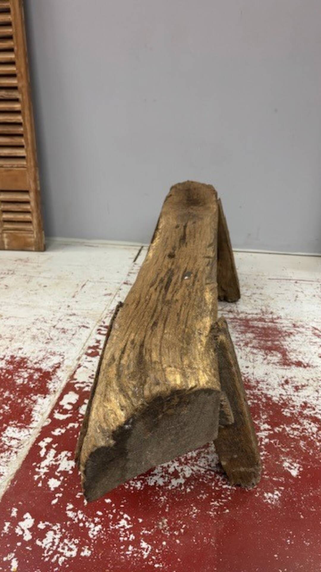 Wooden bench - Old beam