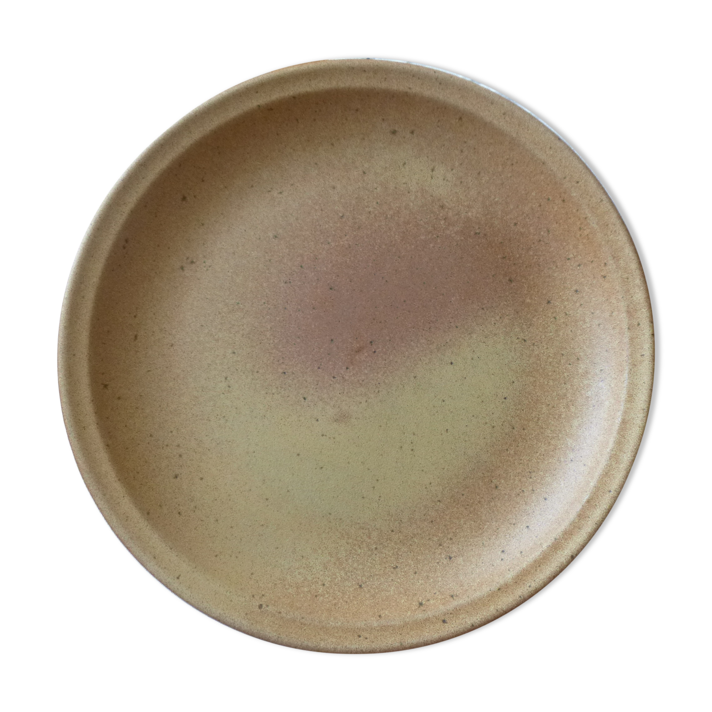 Flat plate in sarreguemines sandstone france