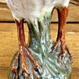 Terracotta hen Bavent XIX sulphide eyes