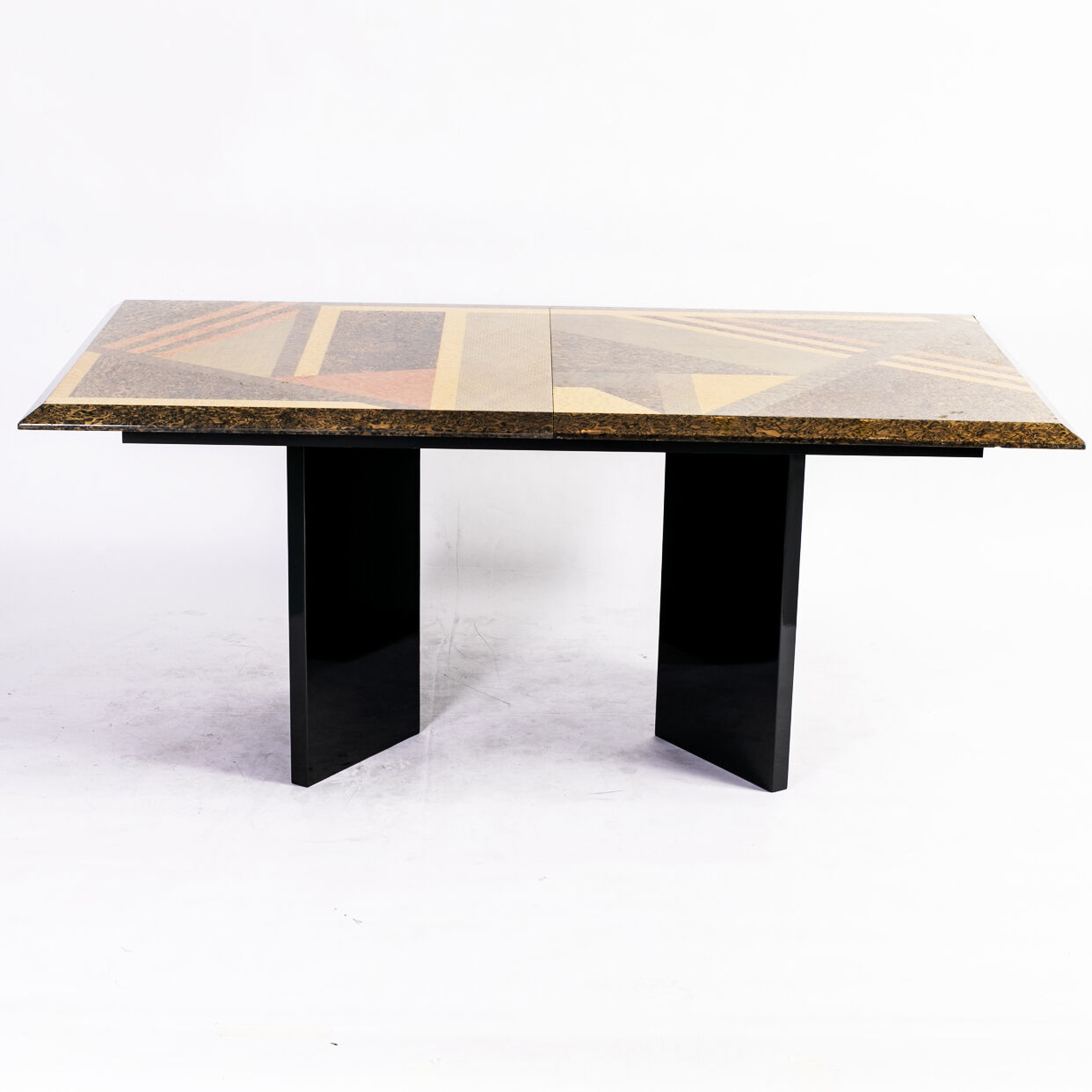 Extendable dining table by Giovanni Offredi for Saporiti, circa 1980