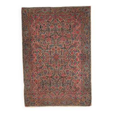 Handmade antique Persian Kerman rug 97cm x 149cm 1920s - 1B158