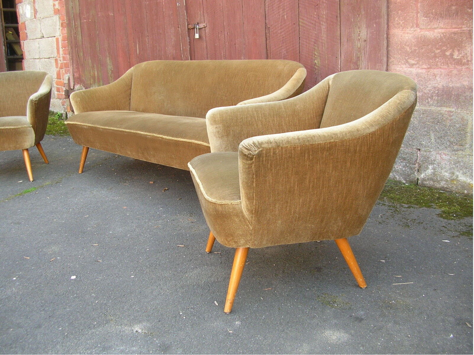 Danish Chair organic years 50/60 bronze