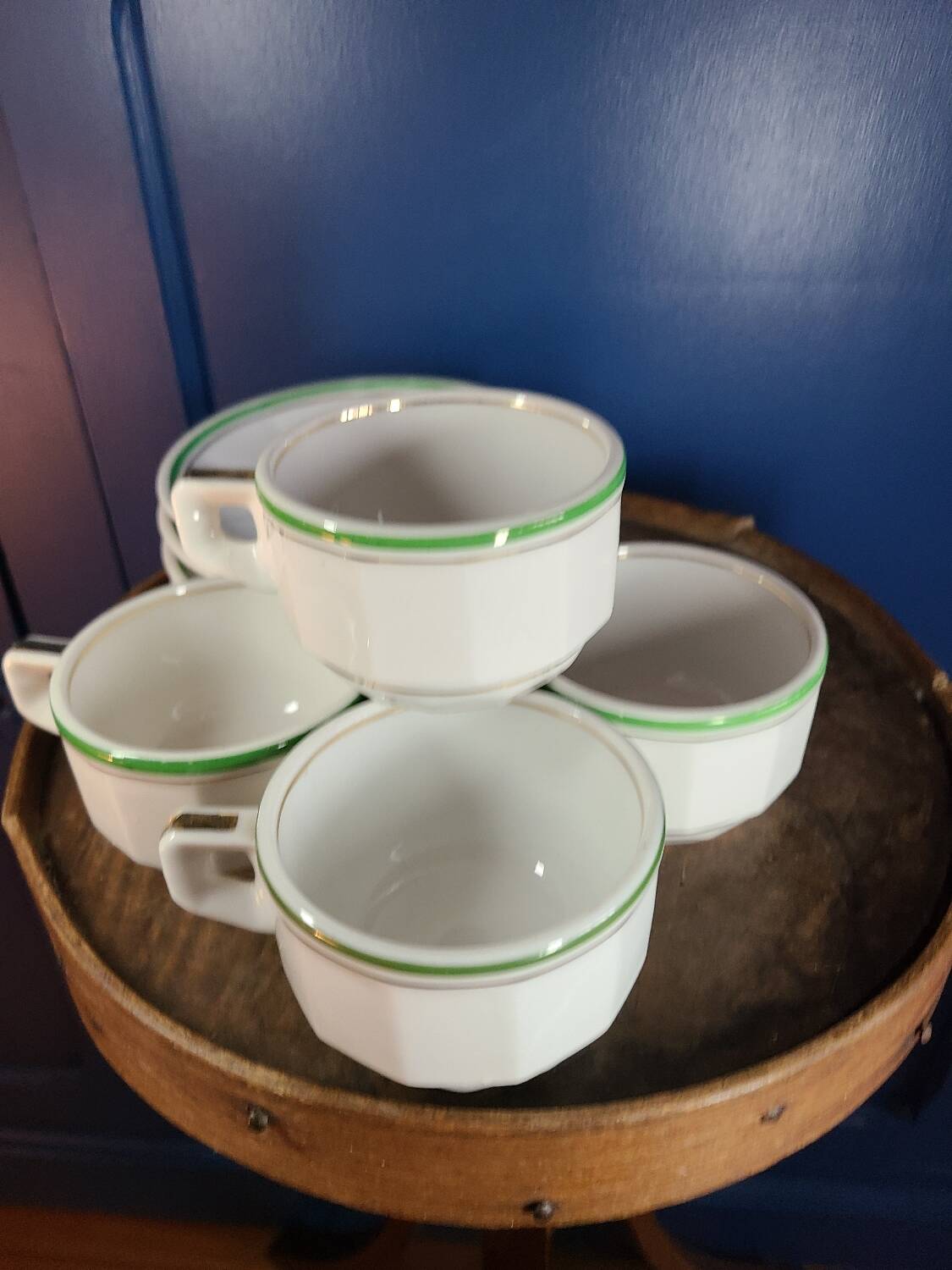 Vintage 70s Arbona Tours cups and saucers (set of 4)